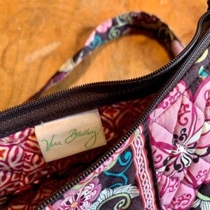 Vera Bradley Pink Floral Tote, Wallet, & Keychain